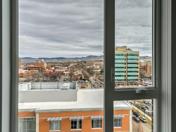 City View From Window at The Fowler, Boise, ID