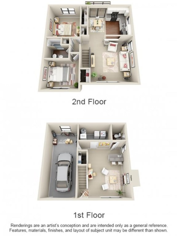 Floor Plans of Cedar Ridge in Independance, MO