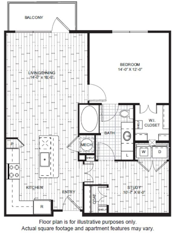 A16 Floor Plan at Windsor CityLine