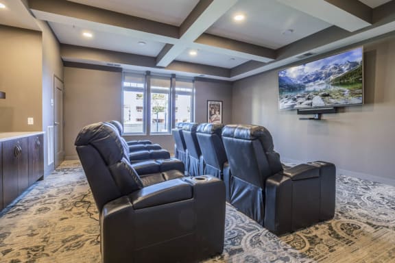Theater room at Ascend at Woodbury in Woodbury, MN