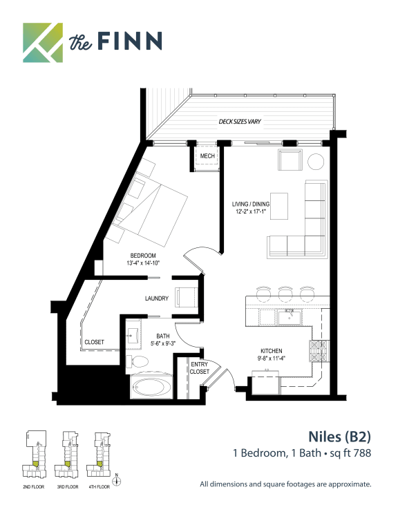 Studio, 1 & 2 Bedroom Apartments in St. Paul, MN The Finn