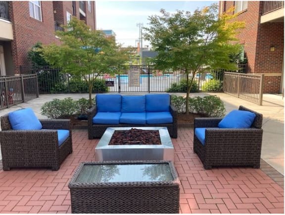 Sun Porch Courtyard at Greenway at Fisher Park, Greensboro, NC