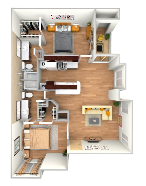Twenty15 Floor Plans 2 Bedroom Apartments Austin