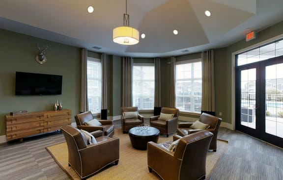 clubhouse seating area at Madison Providence, Pennsylvania