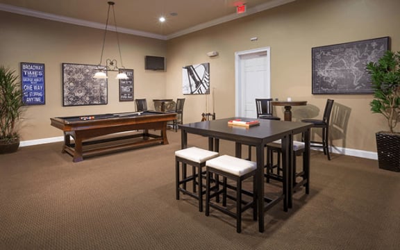 clubhouse Entertainment Room at Courtney Bend, Hardeeville, SC