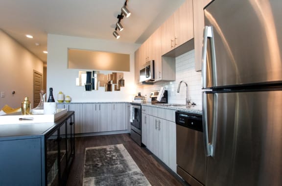 Modern Cabinetry at The Dartmouth North Hills Apartments, Raleigh