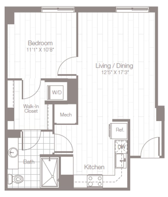 Studio, 1 & 2 Bedroom Apartments in Silver Spring, MD Core
