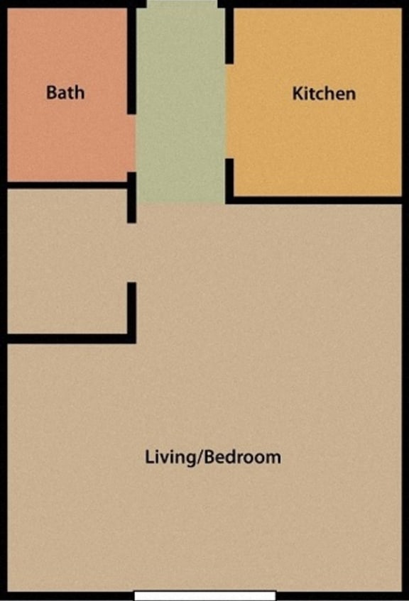 Floor Plans of Timber Creek Apartments in Niles, OH