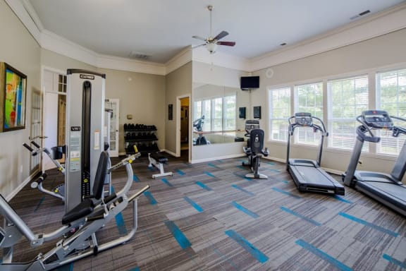 State of the art fitness center at The Reserve at Williams Glen Apartments, Zionsville, Indiana