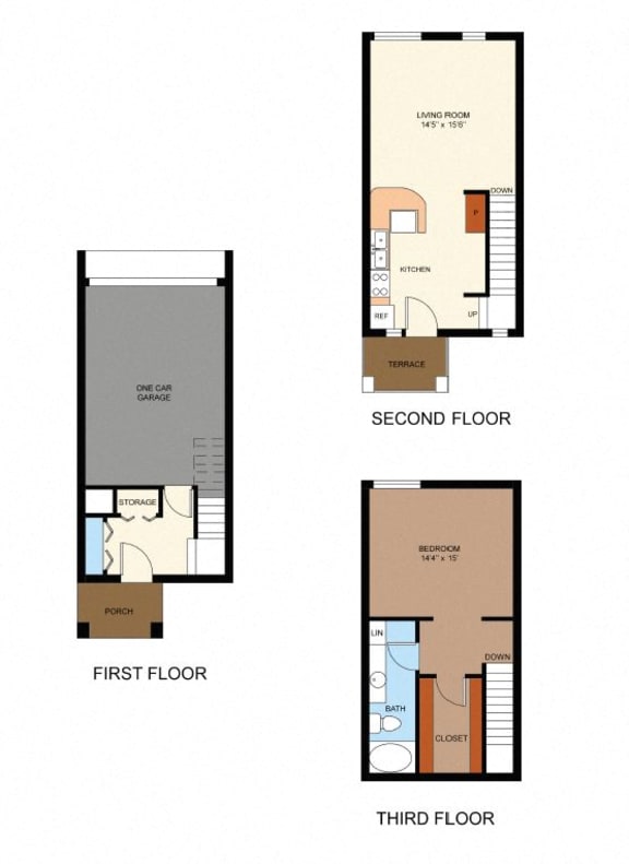 Fort Worth Townhome Floor Plans Monticello Oaks