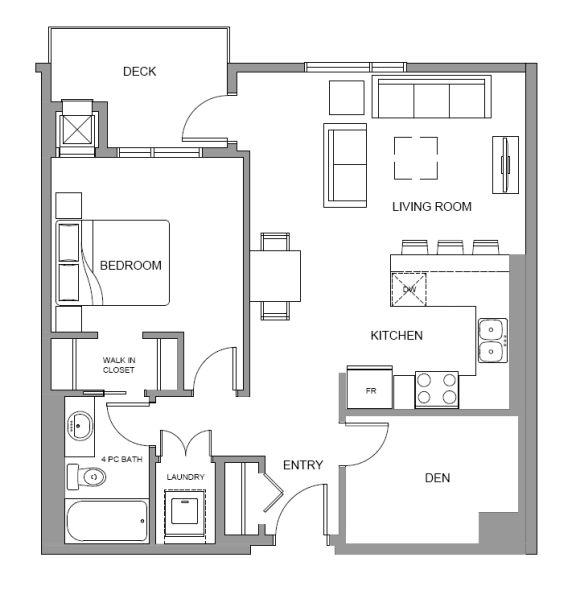 Floor Plans of Glenmore Central in Kelowna, BC