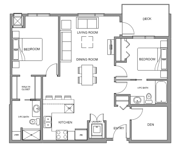 Floor Plans of Glenmore Central in Kelowna, BC