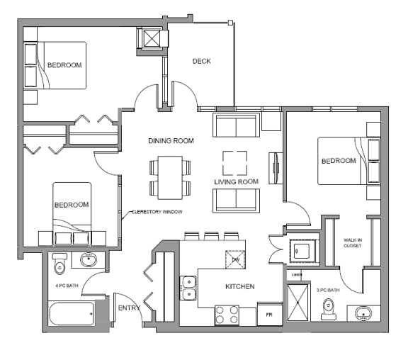 Floor Plans of Glenmore Central in Kelowna, BC