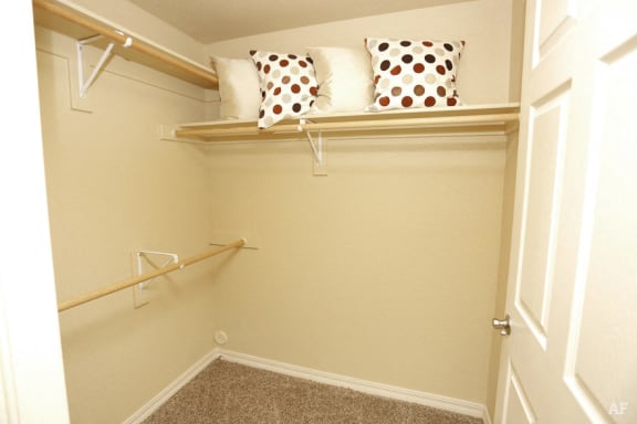Generous Walk-In Closets With Shelving at The Preserve at Rock Springs, Rock Springs, WY, 82901