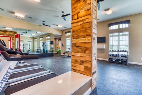 Cardio Machines In Gym, at Carroll at Rivery Ranch, Georgetown, TX 78628