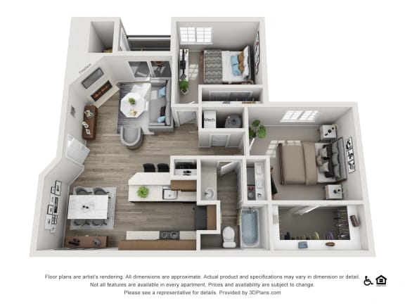 Ascent Apartments Apex Floorplan