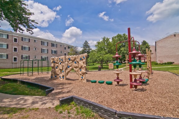 Playground and Tot Lot at Dulles Glen, Virginia