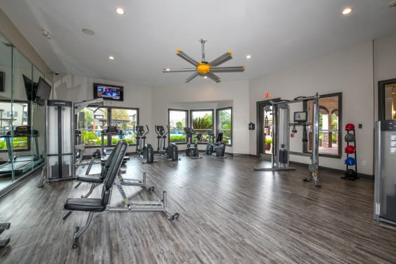 Two Level Fitness Center at Artesian on Westheimer, Houston, Texas