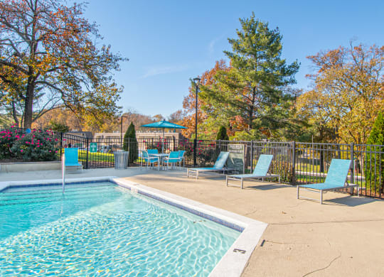 Glimmering Pool at Nob Hill Apartments, Nashville, Tennessee