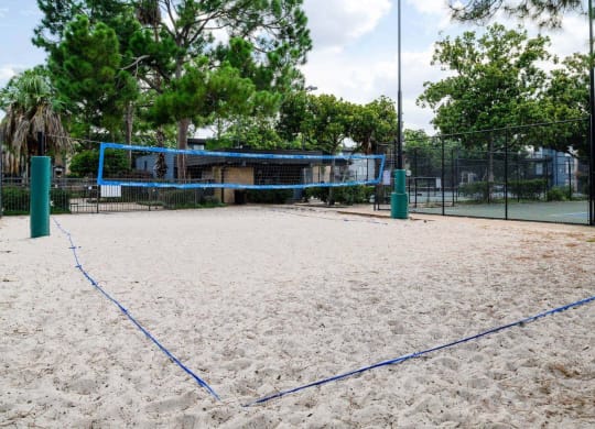 Sand Volleyball Court at Park at Voss Apartments, The Barvin Group, Houston, TX