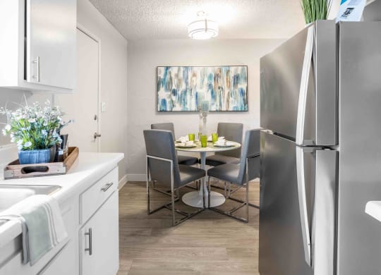 Renovated apartment homes available with stainless steel appliances