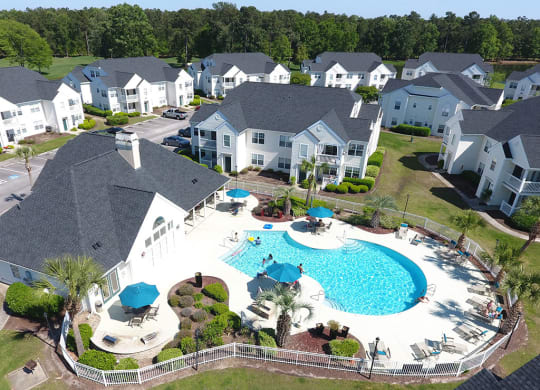 Aerial of  Apartments in Myrtle Beach SC