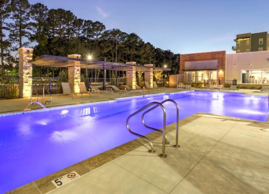 Pool at  luxury apartments in Newport News VA