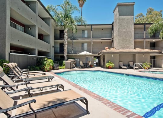 Invigorating Swimming Pool at Nortview-Southview Apartment Homes, Reseda, CA