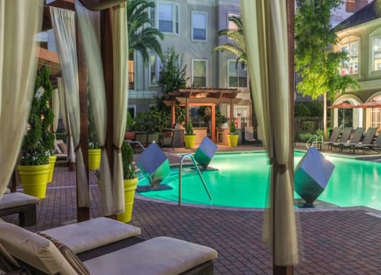 Resort Styled Pool at Providence Uptown, Houston, TX, 77056