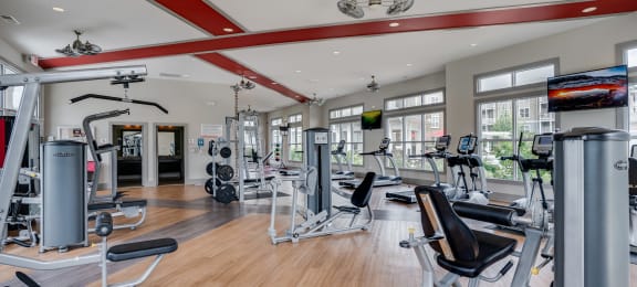 2,000 Square Foot Fitness Center