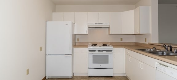 Spacious cooking spaces at Westminster Senior Apartment Homes