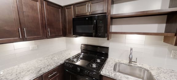 Granite Counters at Reside on Pine Grove