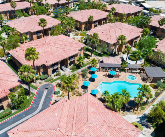 Aerial View Of Community at Medici Apartment Homes, Bermuda Dunes, 92203
