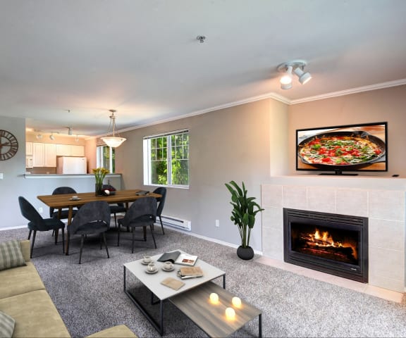 Gas/Electric Fireplaces in specific apartments