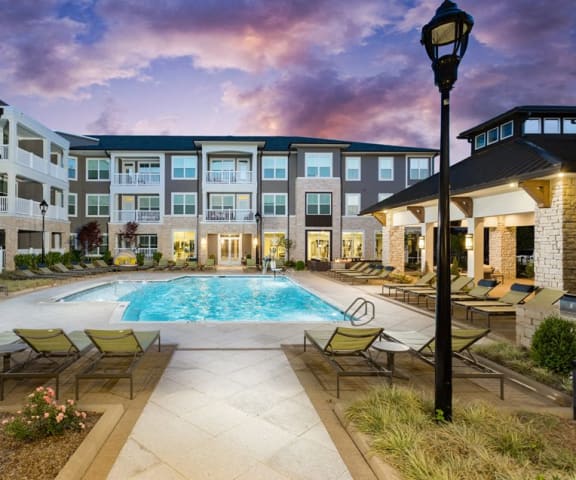 Resort Inspired Pool at The Flats at Ballantyne Apartments, Charlotte, NC, 28277