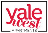 the logo for yale west apartments