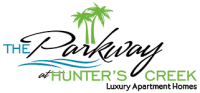 Brochure logo at The Parkway at Hunters Creek, Orlando, 32837