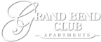White Property Logo for Grand Bend Club Apartments, Grand Blanc, Michigan