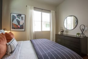 Bedroom at Casitas at San Marcos in Chandler AZ Nov 2020