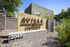 Monument Sign at Avilla Victoria in Queen Creek Arizona 2021 2