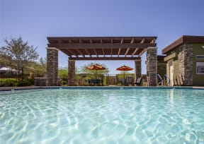 Pool at Avilla Victoria in Queen Creek Arizona 2021 10