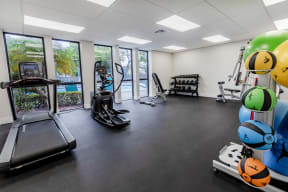 Brand new weights and gym at  of courtyards at Sunrise