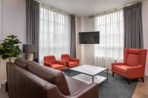 The Gordon Lofts | Living Room | 2 Bedroom Apartment