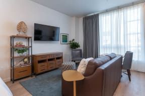 The Gordon Lofts | Living Room | Studio Apartment