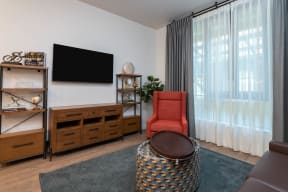 The Gordon Lofts | Living Room | 1 Bedroom Apartment