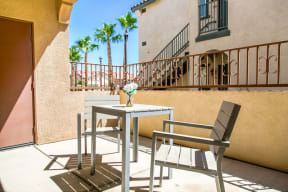 Apartments for Rent High Desert CA - Exterior View of Riverton of the High Desert's Private Balcony
