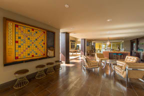 Resident Lounge at The Heights at Woodland Park  Apartments, The Barvin Group, Houston