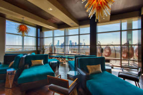 Free Wifi In Resident Lounge at The Heights at Woodland Park Apartments, The Barvin Group, Houston