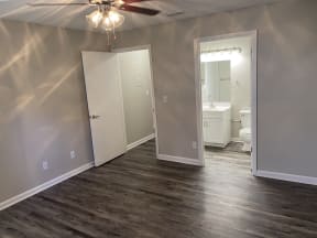 Spacious bedroom in plaqtinum upgrade unit at Avisa Lakes Orlando Florida