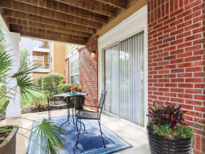 jackson square tallahassee apartments model home patio